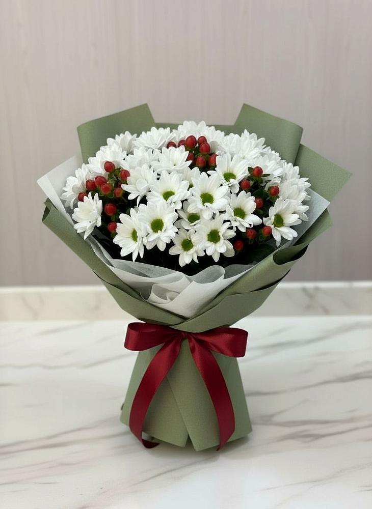 Букет цветов из: Хризантемы в Побегайловке