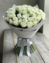 Букет 35 Белых роз в Побегайловке