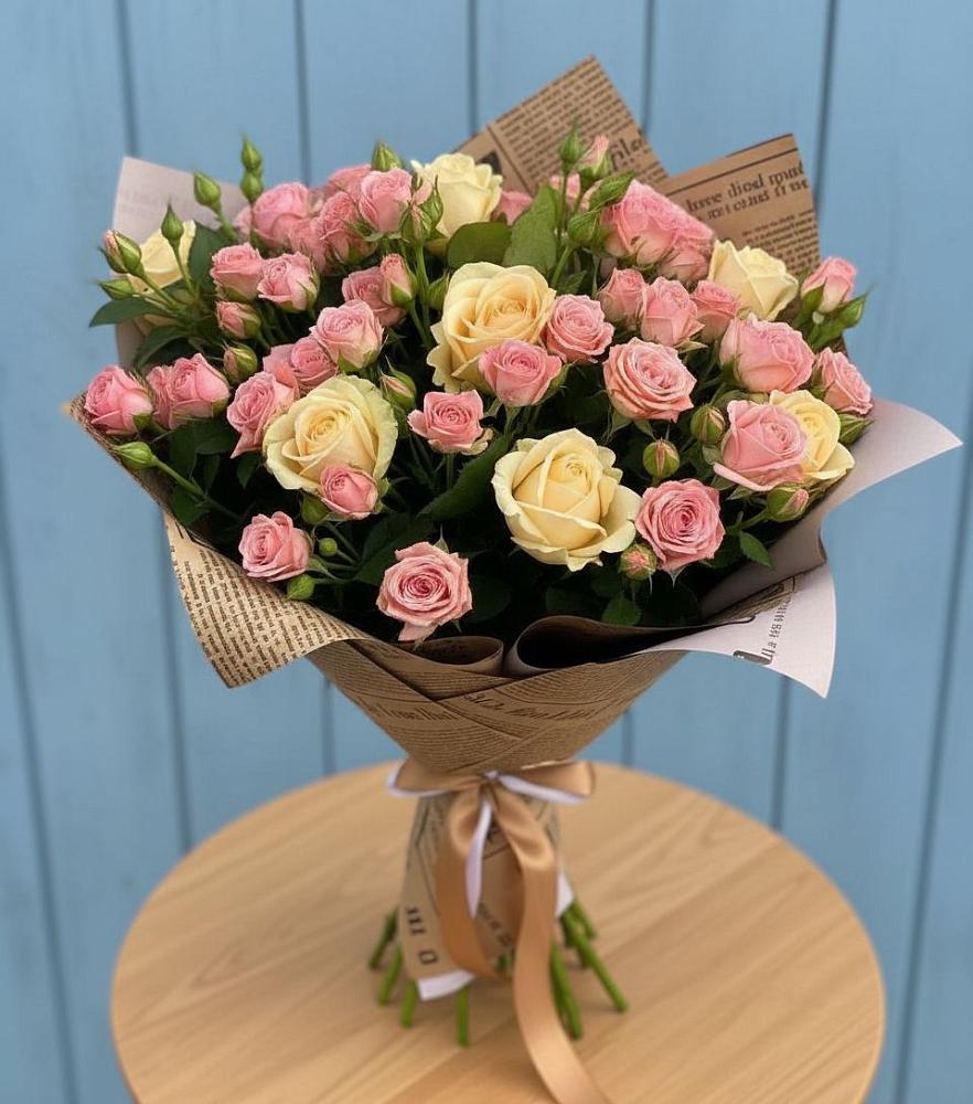 Букет цветов из: Розы в Побегайловке