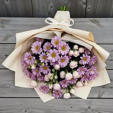 Букет цветов из:  Розы и Хризантемы в Побегайловке
