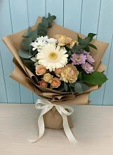 Букет цветов из:  Герберы и Хризантемы в Побегайловке