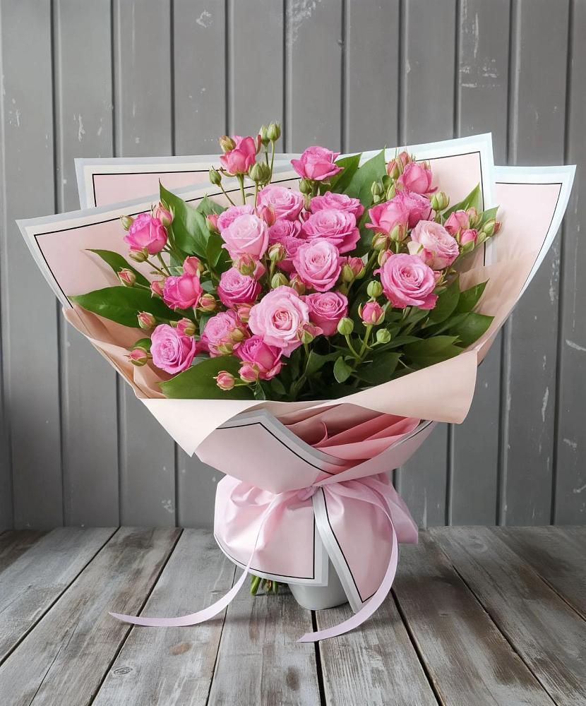 Букет Розовый кустик в Побегайловке