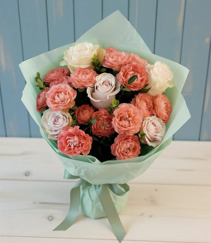 Букет цветов из: Розы в Побегайловке