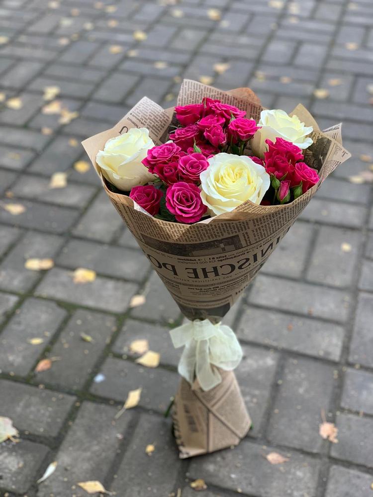 Букет цветов из: Розы в Побегайловке